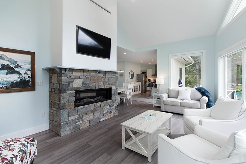 Listing Photo Example - Home Interior Living Room With Fireplace