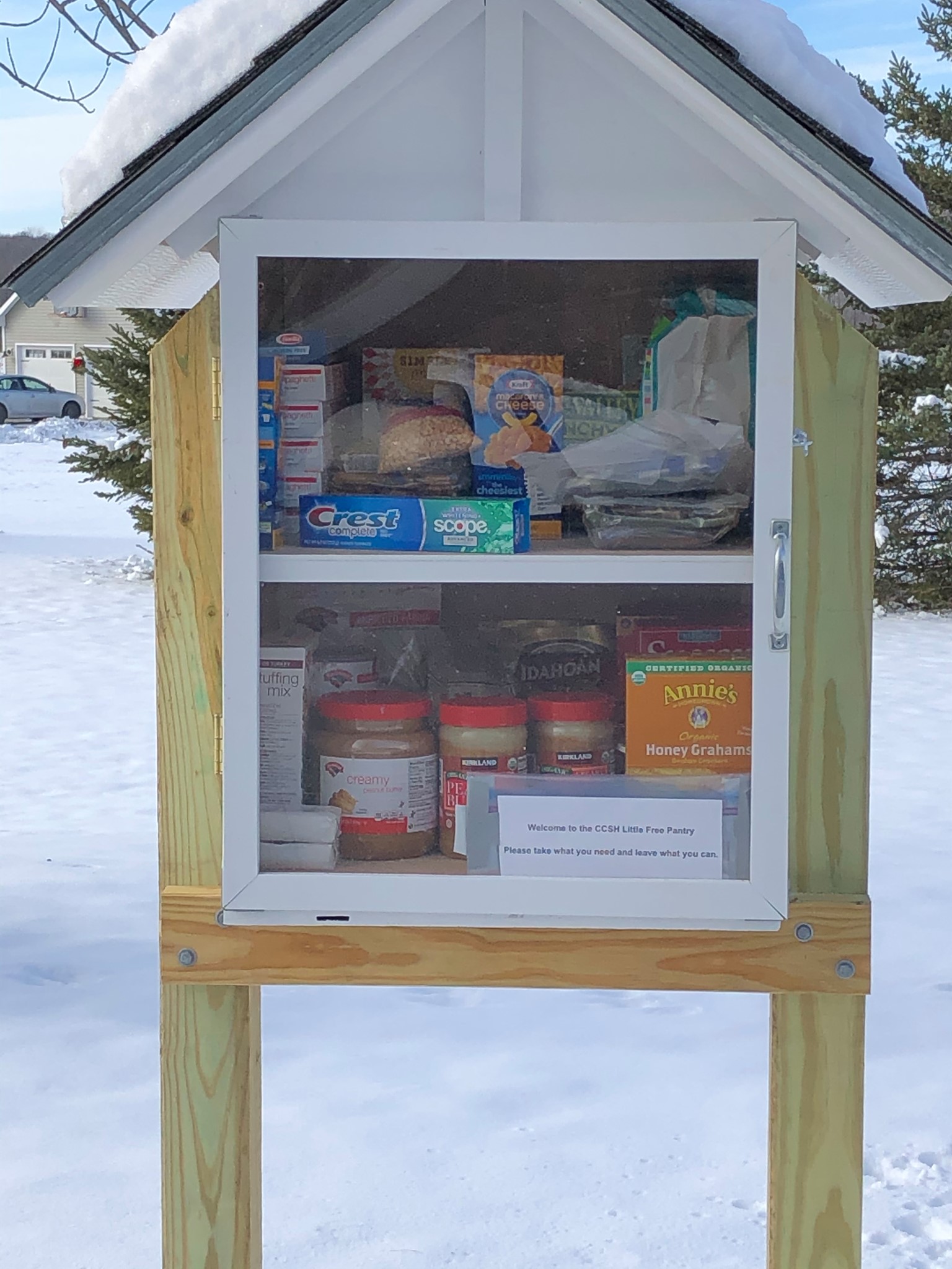 Little free pantry in Vermont 