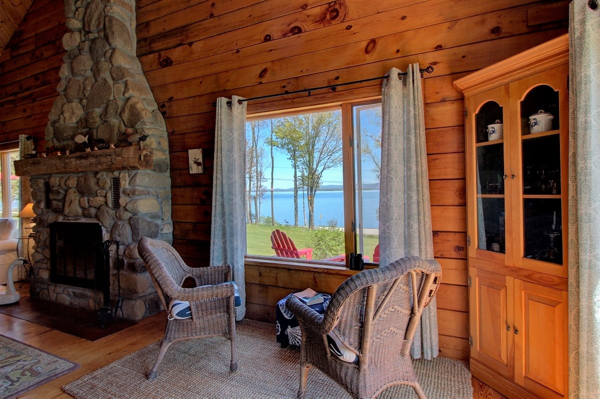 window view of lake 