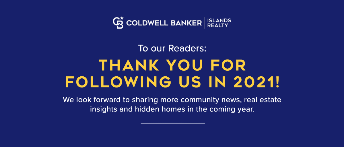 Thank You Graphic to Coldwell Banker Islands Realty Clients