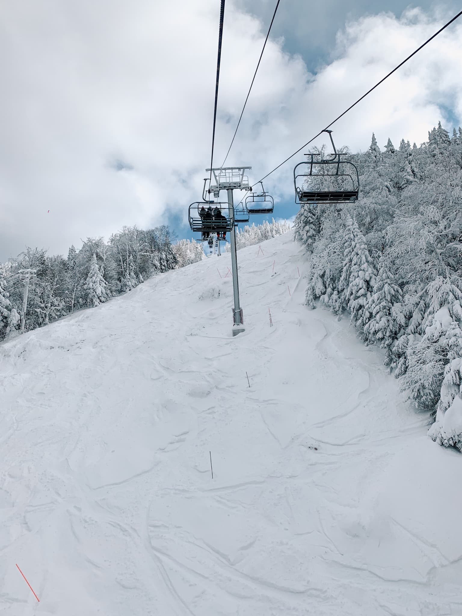 Chairlift at Bolton Valley Ski Resort