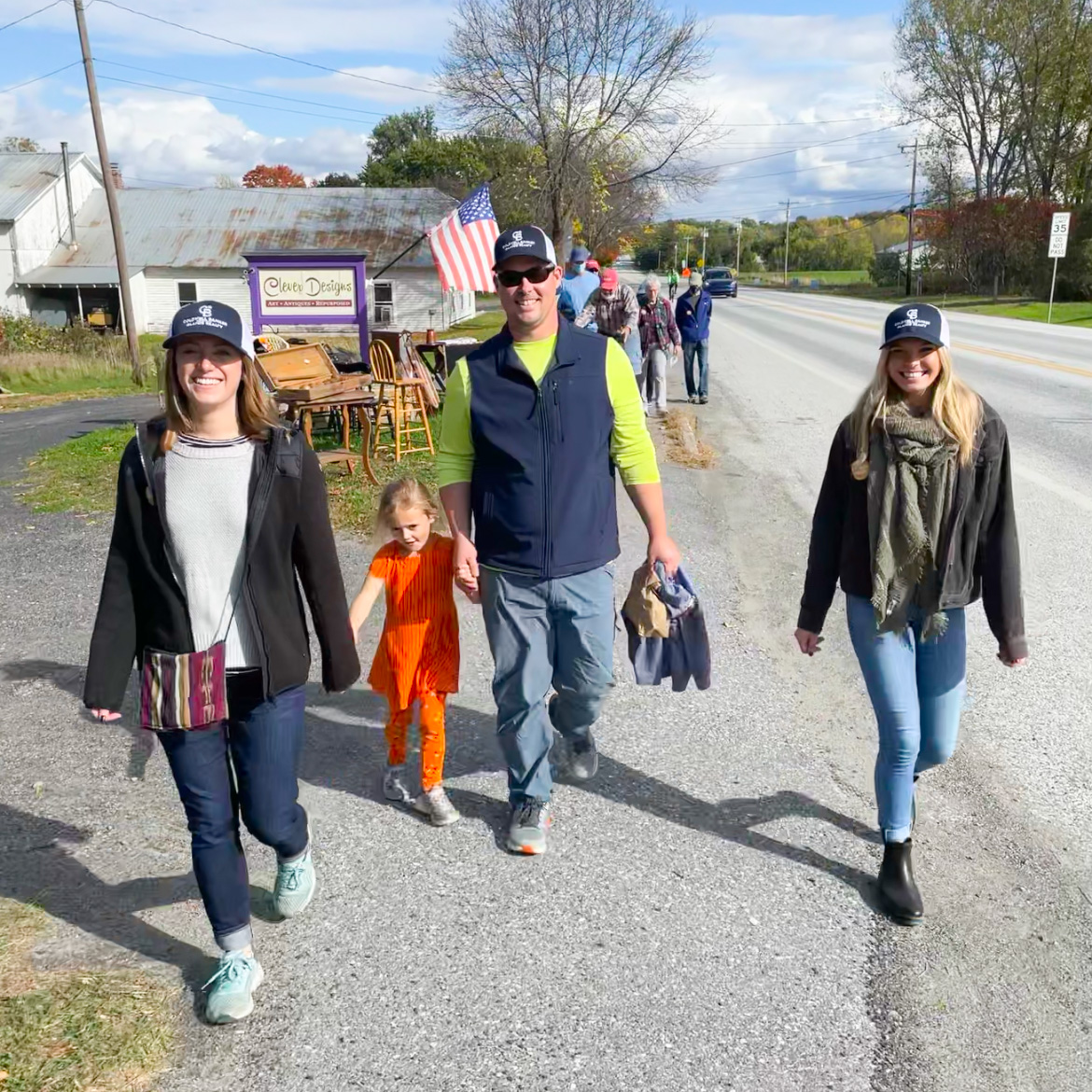 Coldwell Banker Islands Realty at the CROP Hunger Walk in South Hero, Vermont
