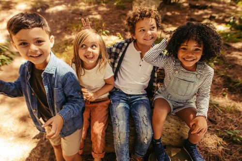 Kids Having Fun Outdoors
