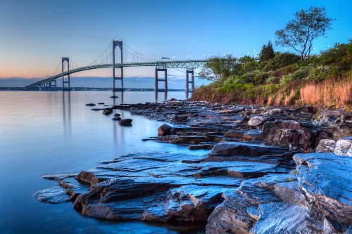 Newport Bridge in Rhode Island