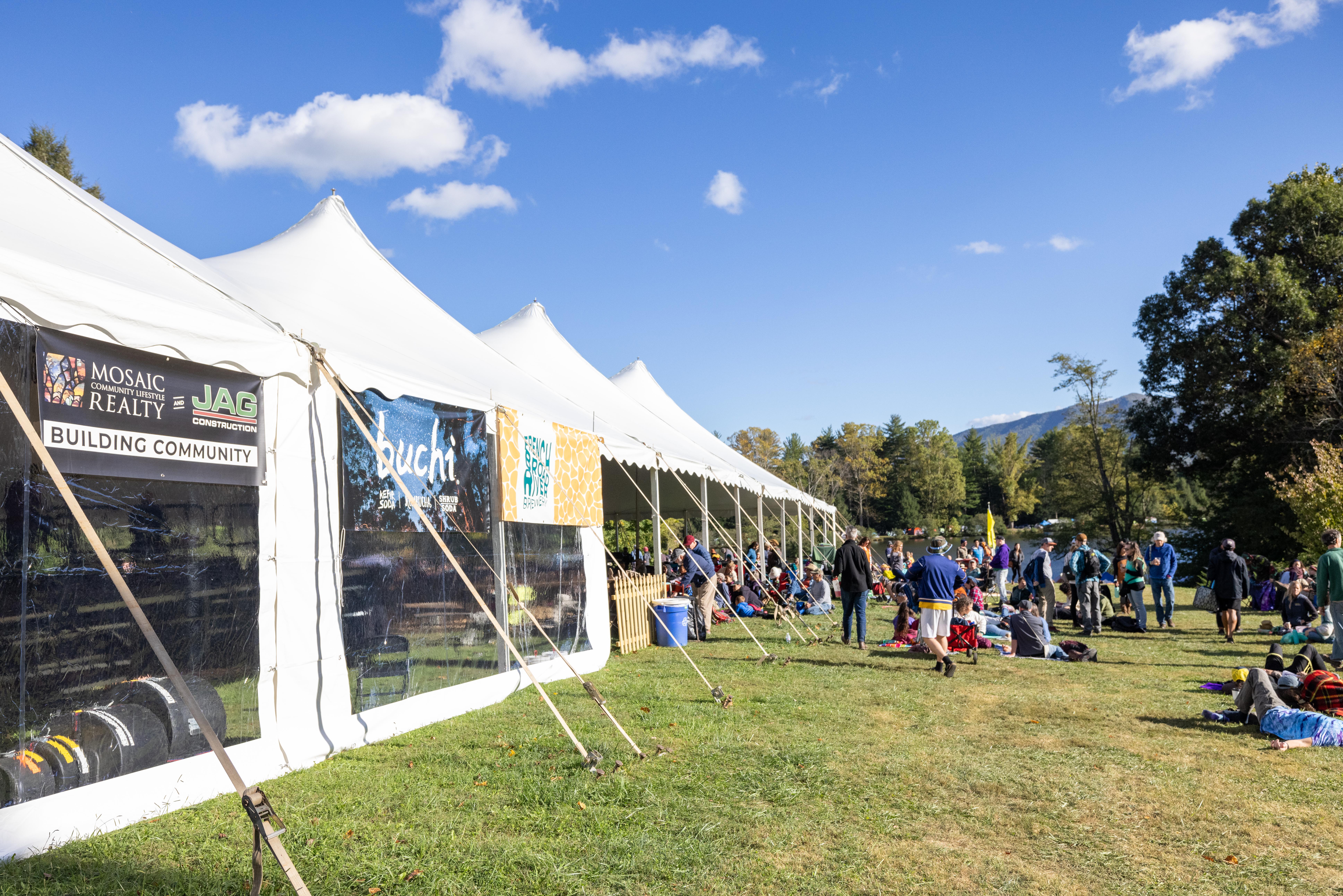 Outdoor charity event