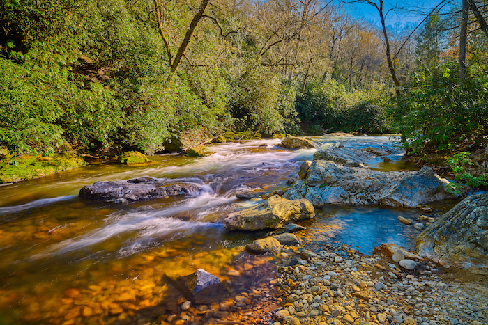 Asheville Area Home with Mountain Stream