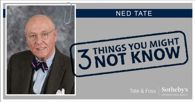 Ned Tate - 3 Things You Might Not Know
