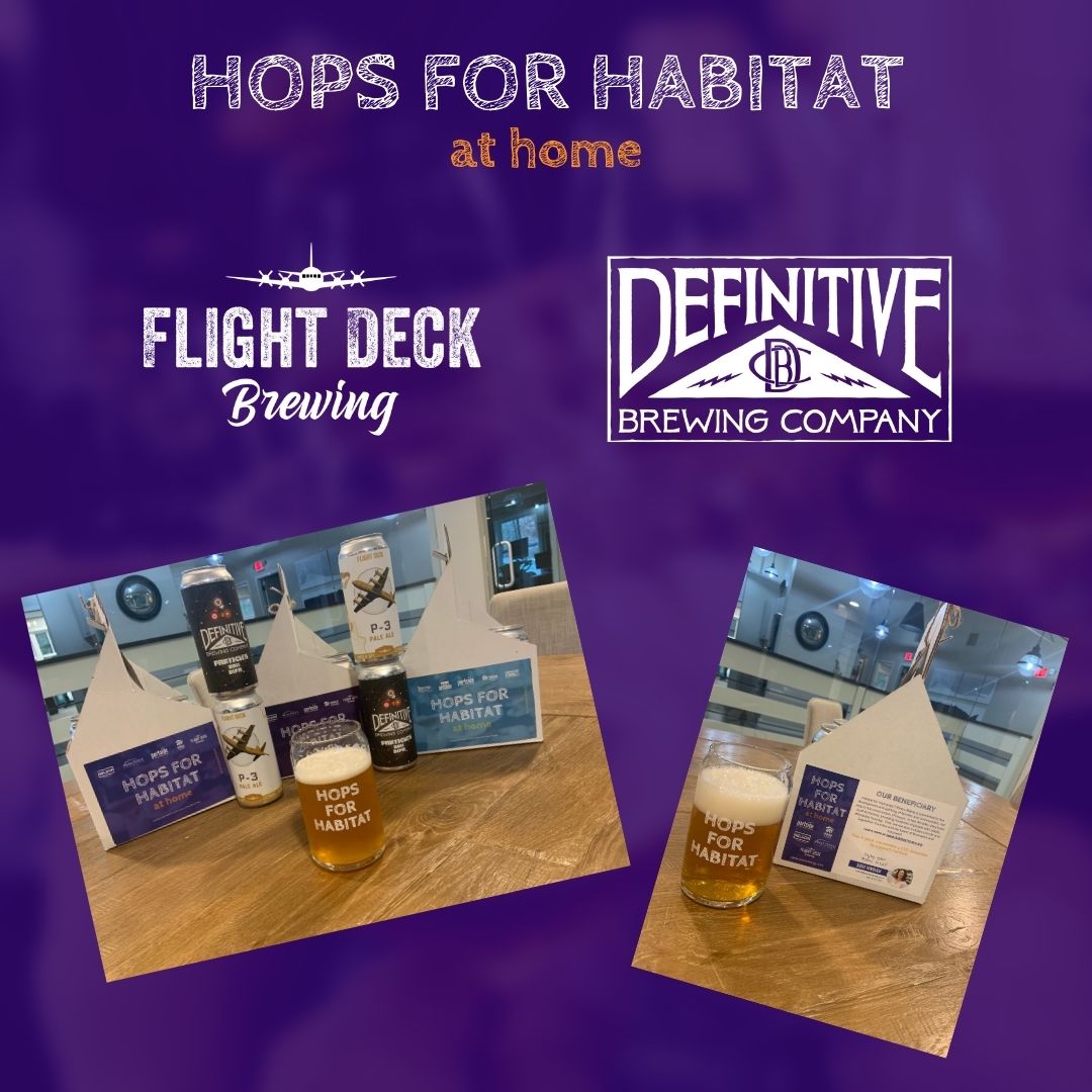Hops at Home Portside Real Estate Group - Flight Deck + Definitive Brewing