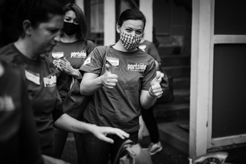 PORTSIDE GIVES BACK RUTHS REUSABLE