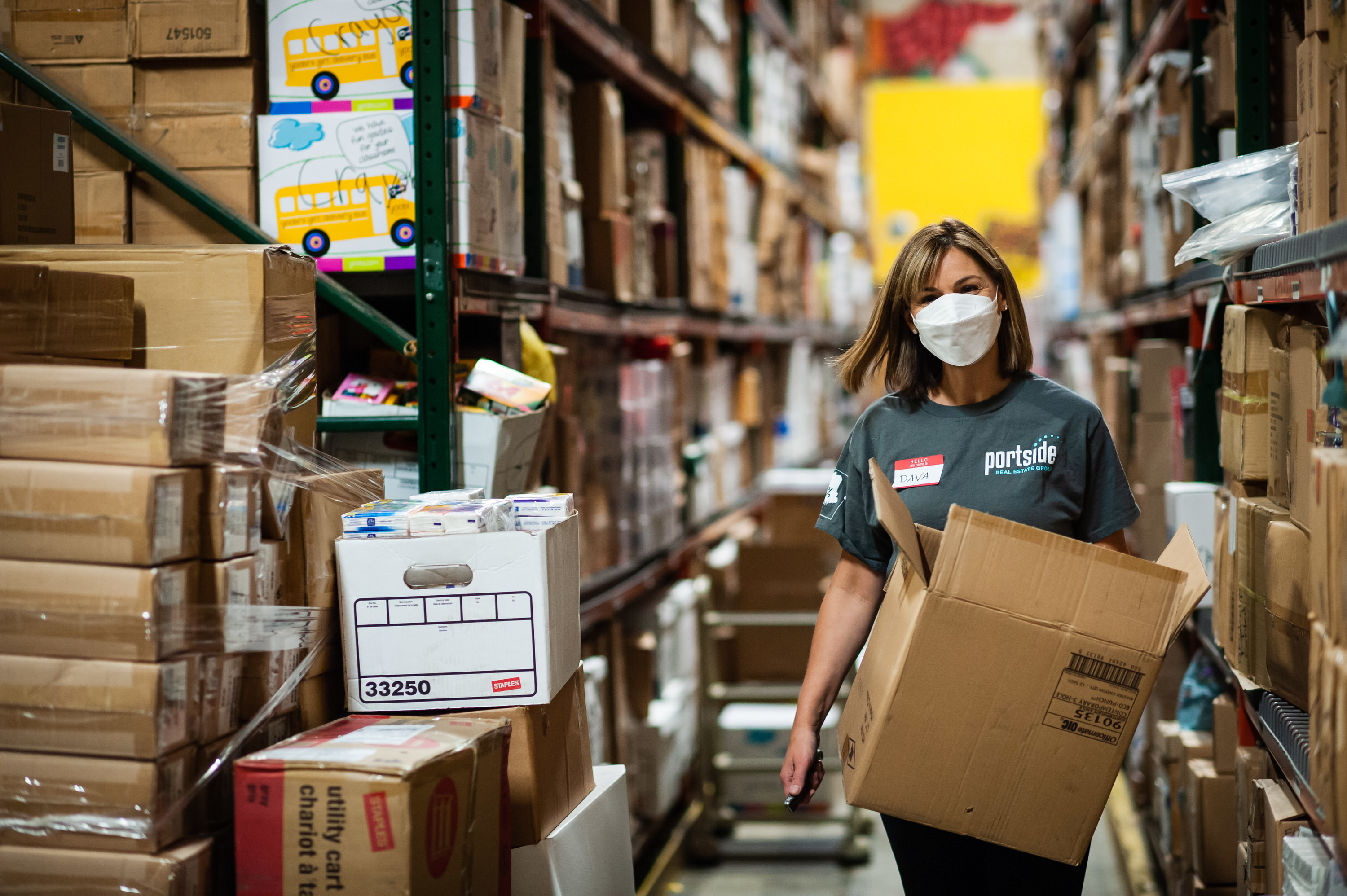 Portside Real Estate Group, volunteer day Ruth's Reusable Resources