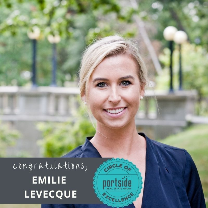 Portside Real Estate Group Circle of Excellence Award Winner Emilie Levecque