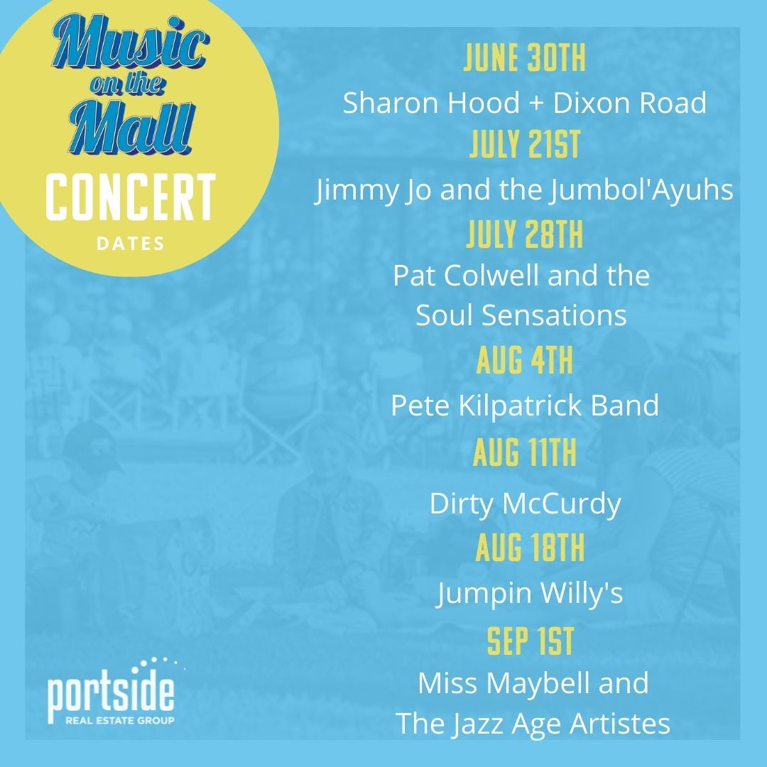 List of musicians playing at music on the mall concert series