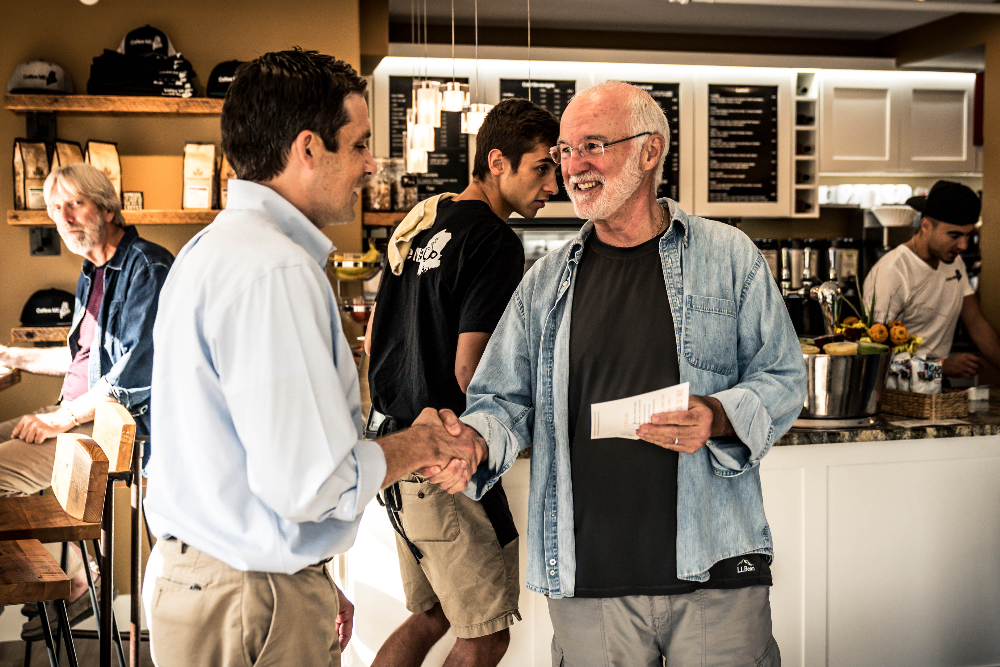 People at Coffee On Us Event