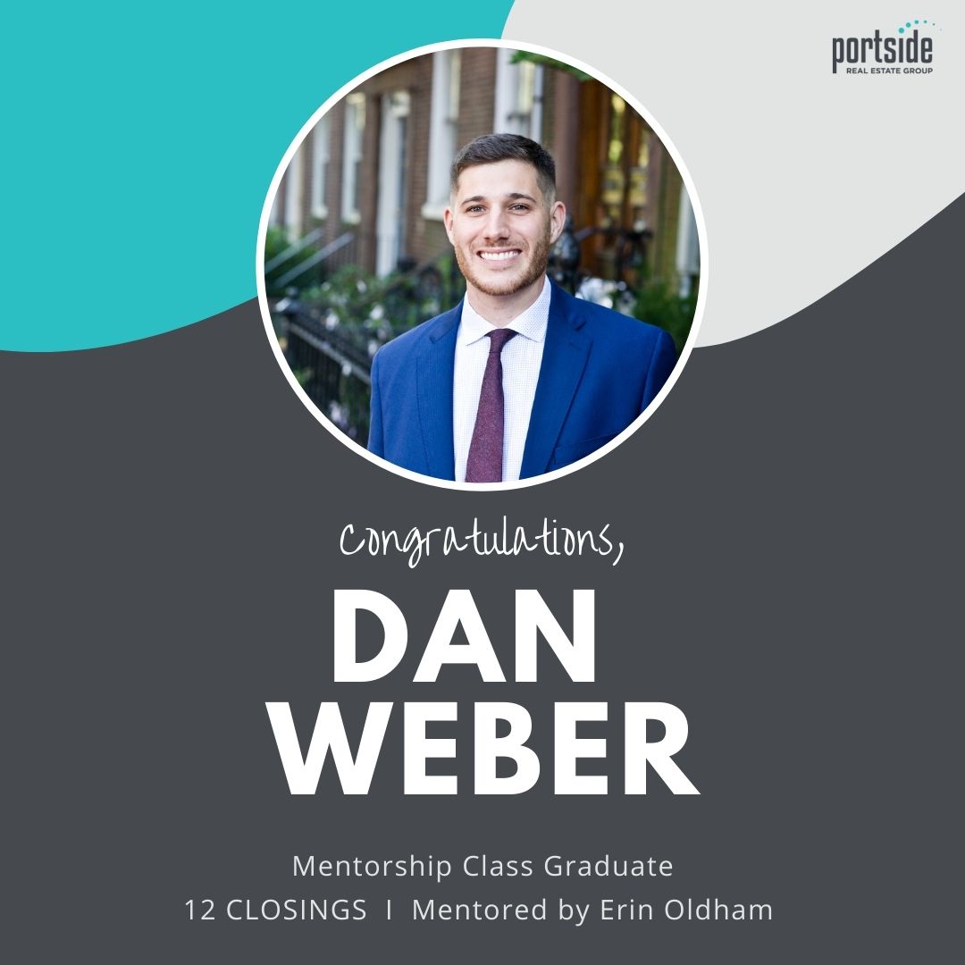 Dan Weber Portside Real Estate Group Mentorship Graduate