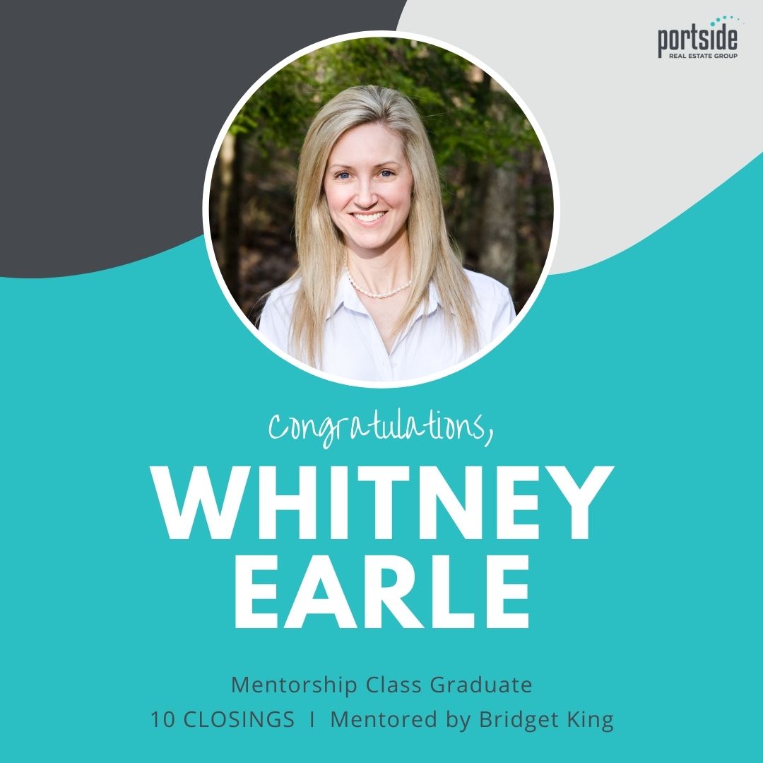 Whitney Earle portside real estate group mentorship graduate