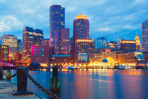 Boston Metro Area Skyline