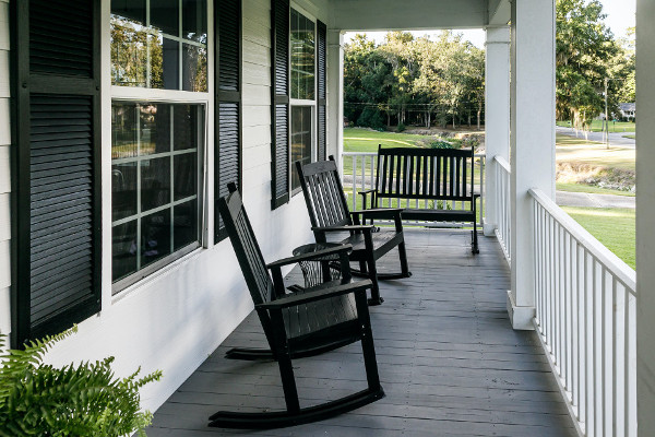 Residential home porch