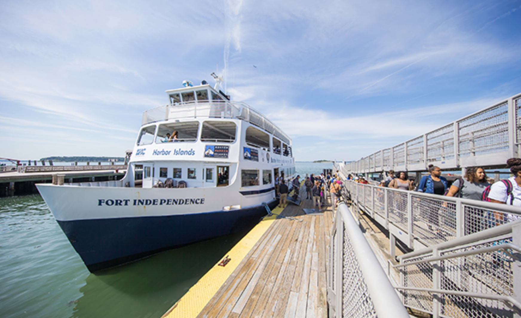 Ferry to Boston's Spectacle Island