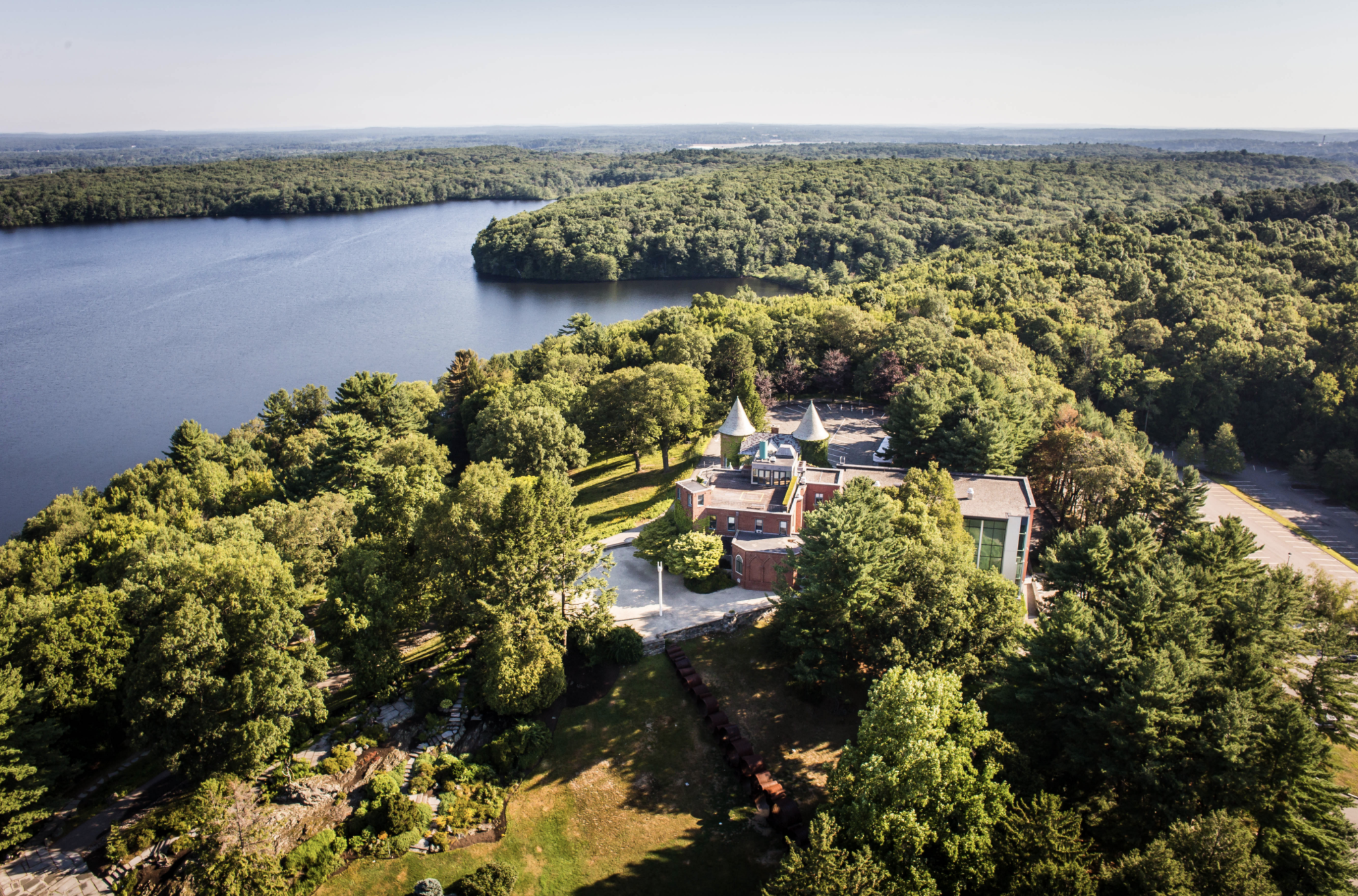 Overhead view of deCordova Park