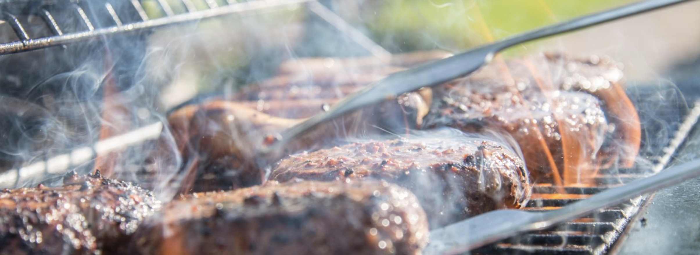 Meat being grilled
