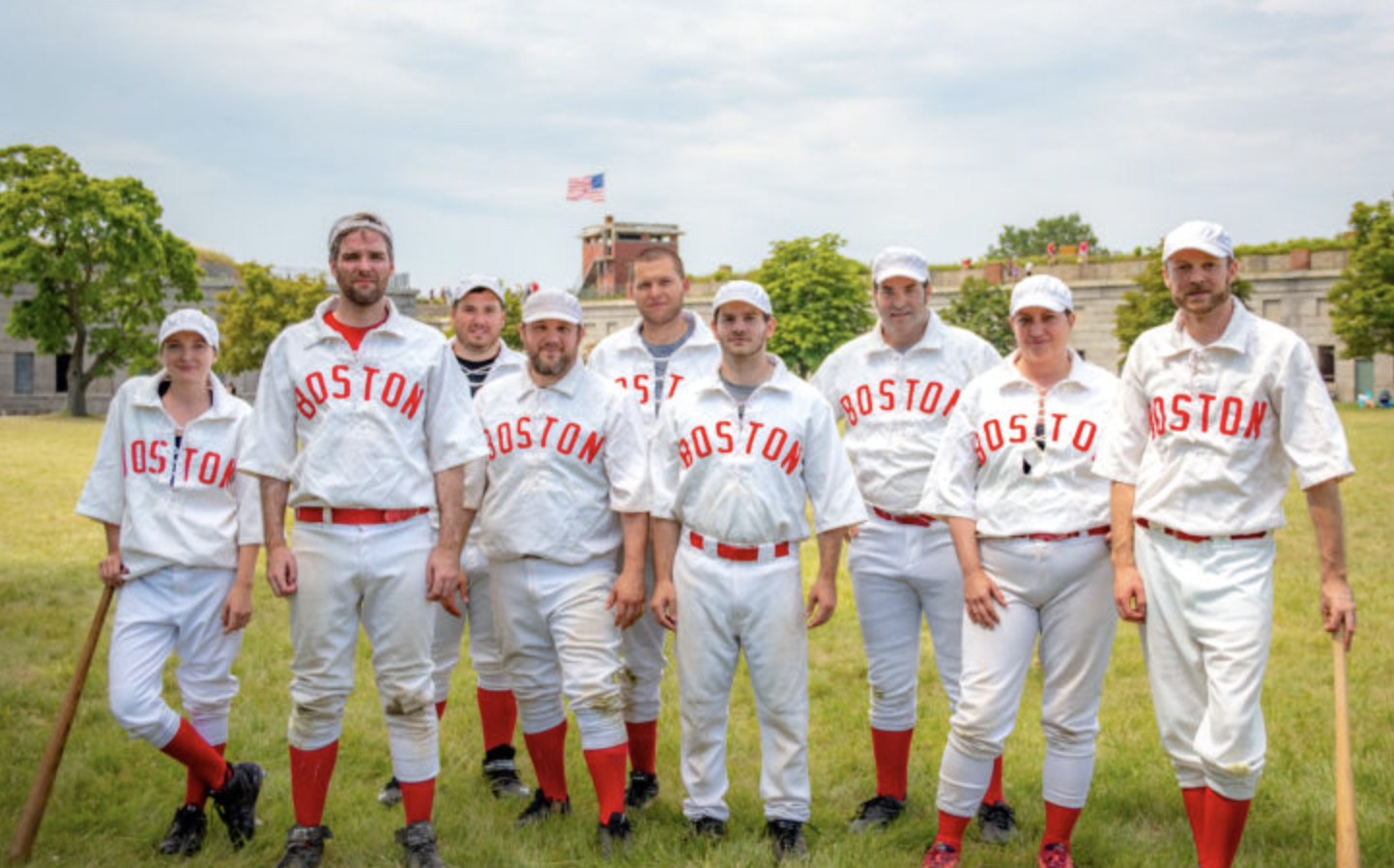 Vintage Baseball at Georges Island