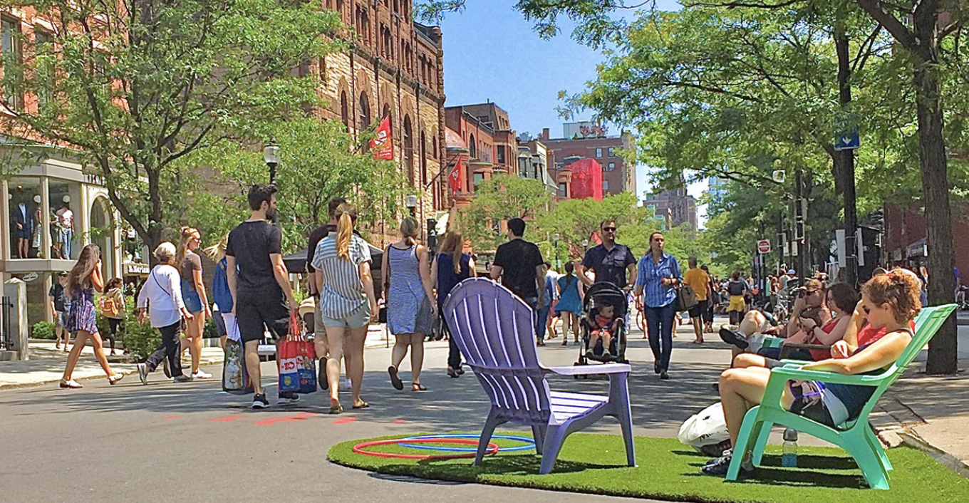 Open Newbury Street Boston