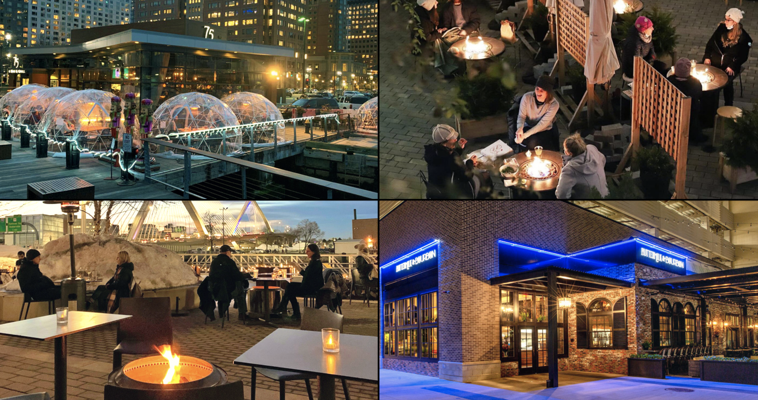 Winter Outdoor Dining in Boston