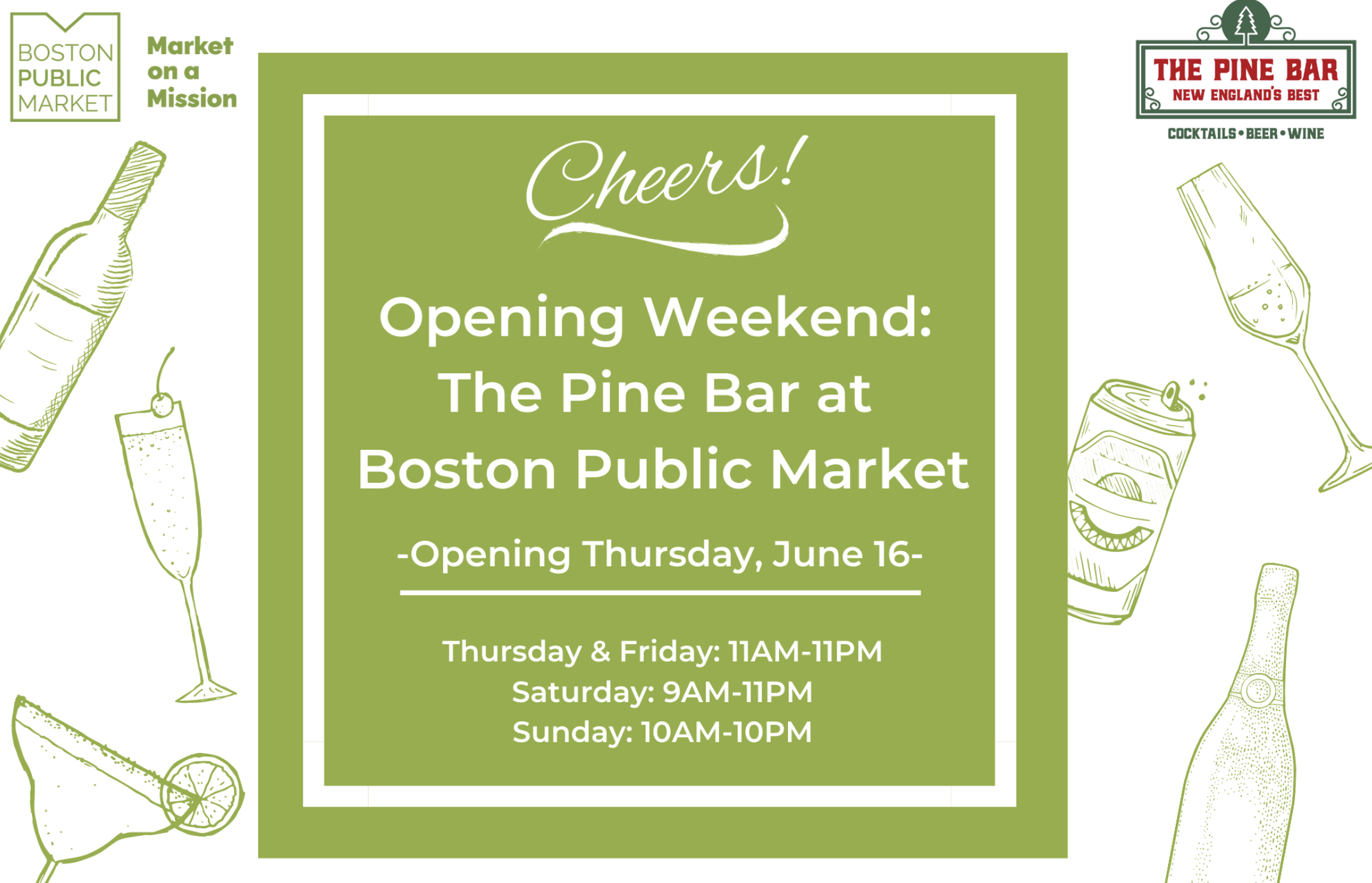 Pine Bar at Boston Public Market