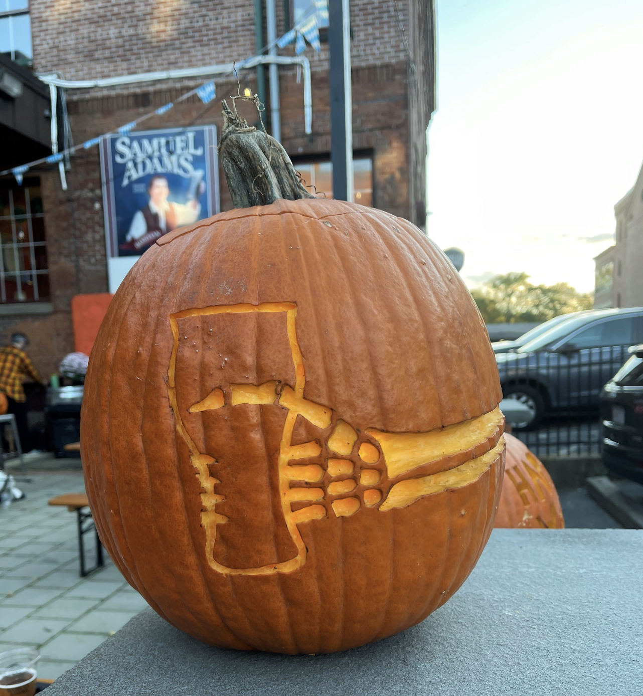 Pumpkin Carving at Sam Adams Brewery