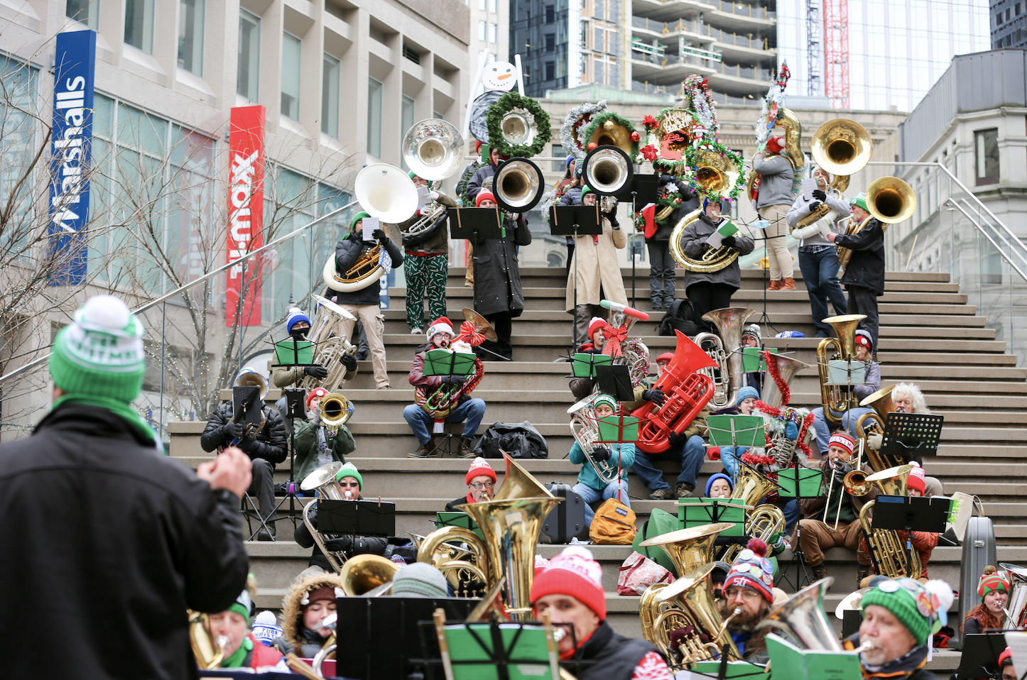 TubaChristmas in Downtown Boston