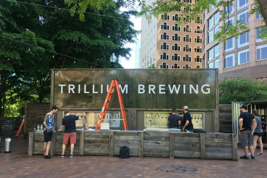 Trillium Beer Garden on the Greenway