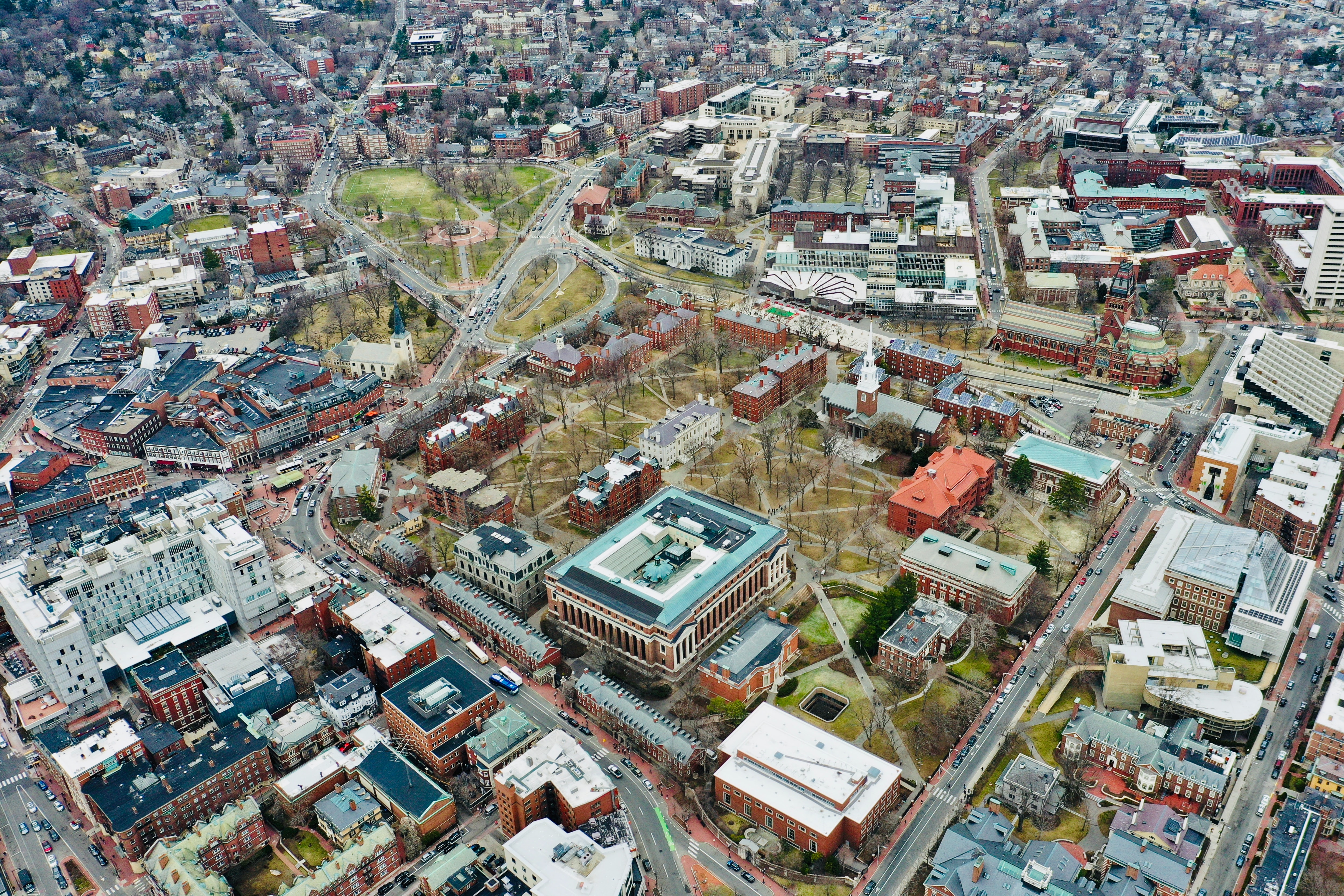 Harvard Square Aerial View