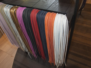 Orange shoe accessories