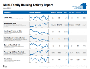 June 2014 Boston Multi-family Housing Activity Report