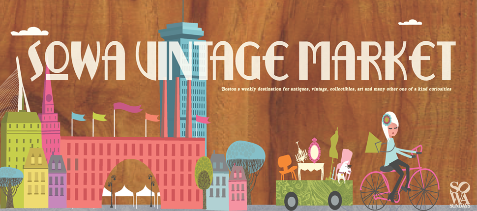 SoWa Vintage Market in South End, Boston
