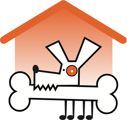 cartoon dog with spike