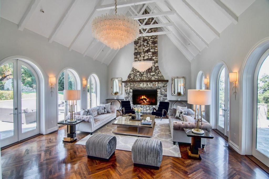 Living Room with Fireplace 2