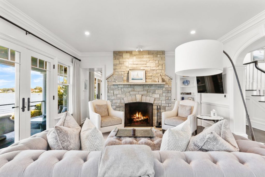 Living Room with Fireplace 4