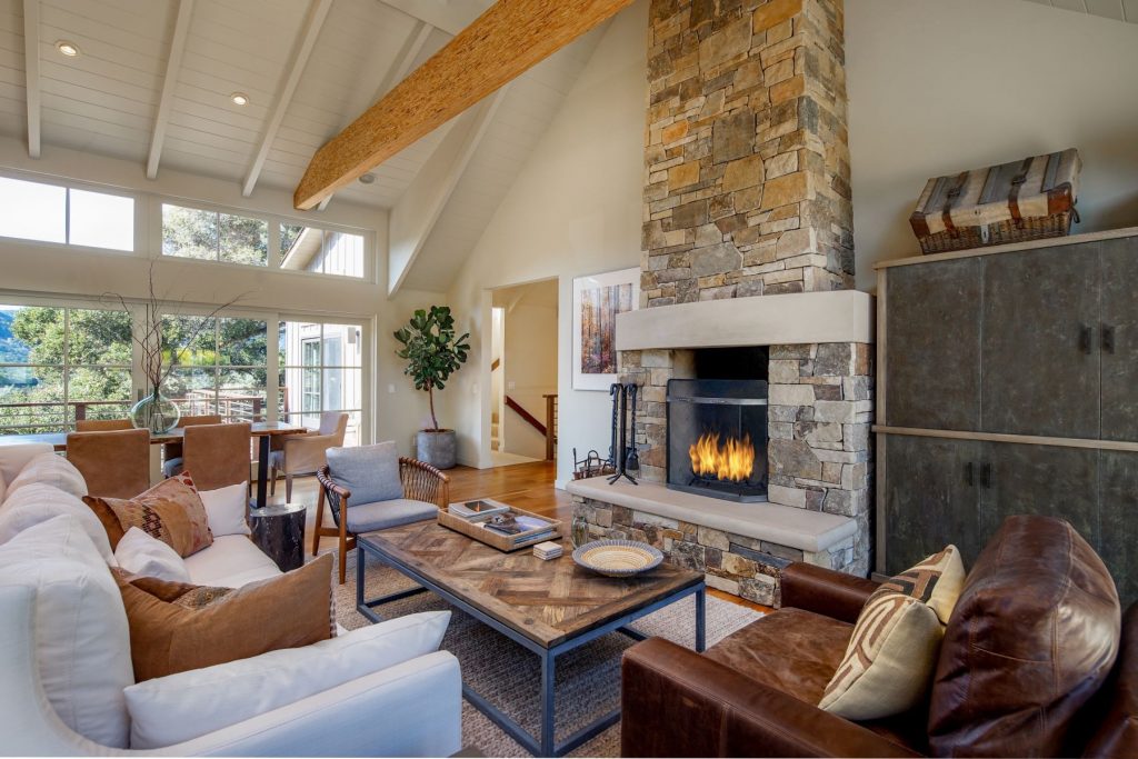 Living Room with Fireplace 3