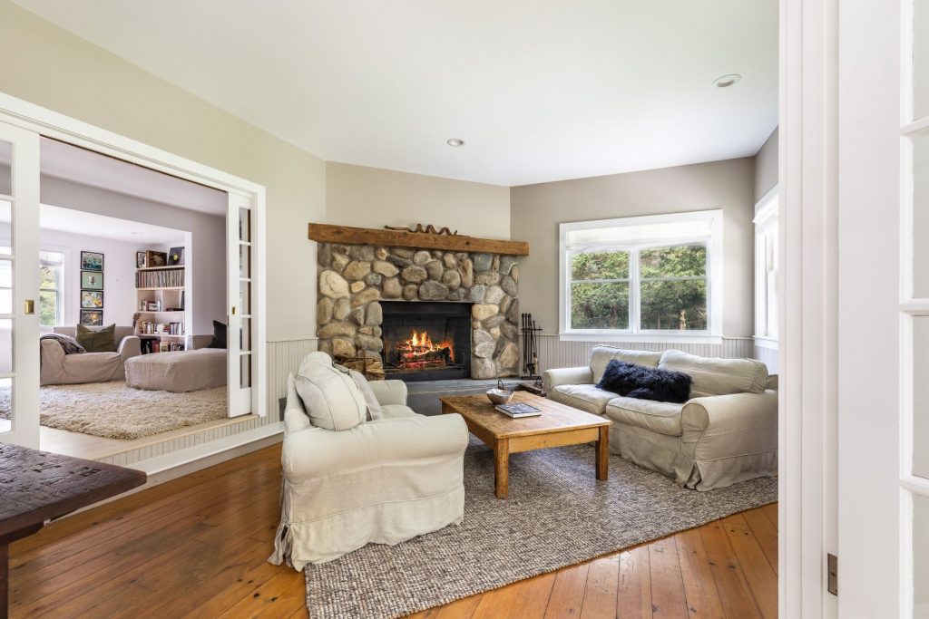 Living Room with Fireplace 6
