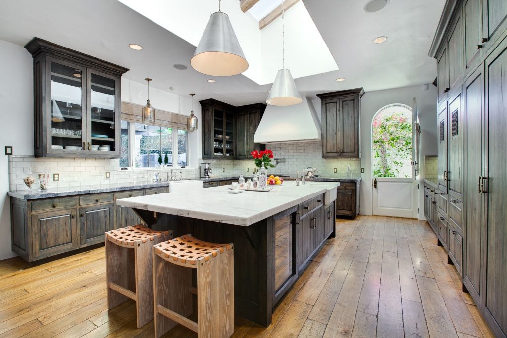Kitchen with Wood Floors
