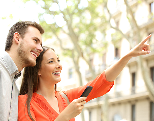 Couple Looking at a Home
