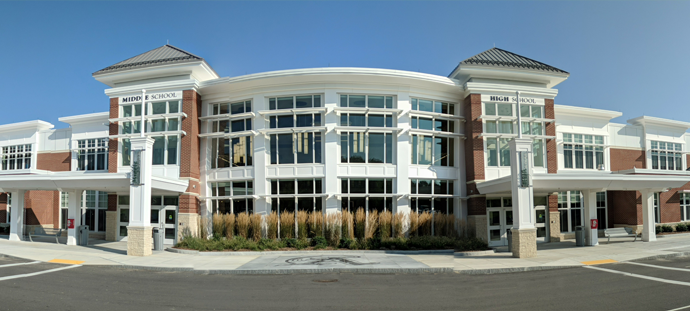 Middle School in Abington Massachusetts