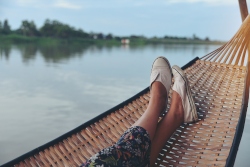 Relaxing On The Lake