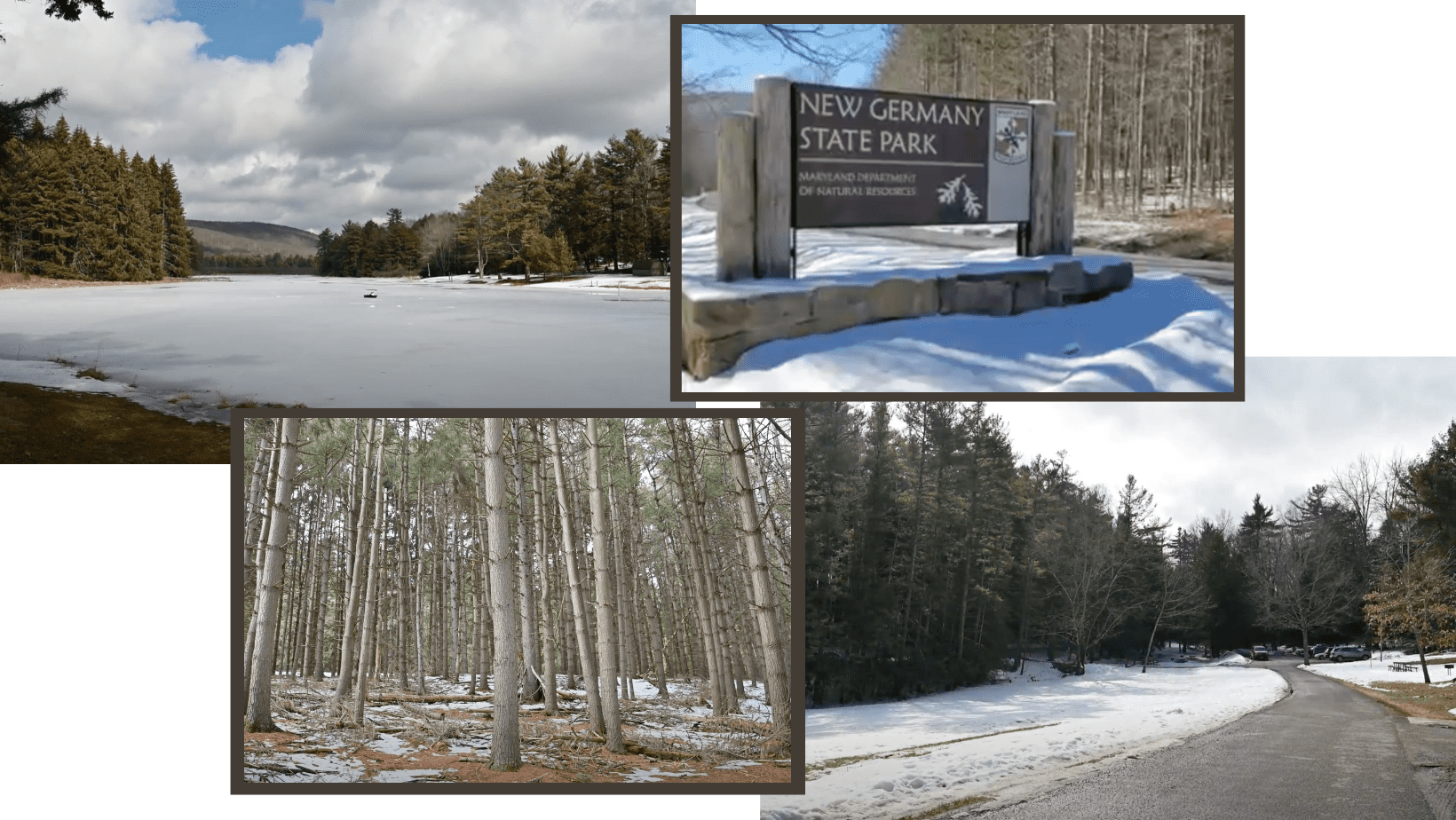 New Germany State Park Winter