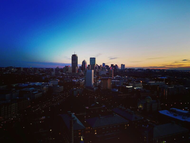 Greater Boston at Dusk