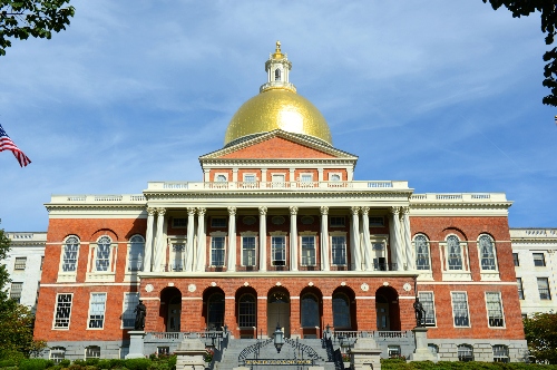 Massachusetts State House in Beacon Hill