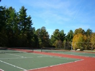 Tennis courts at Cedar Creek