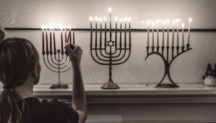 Hanukkah candles