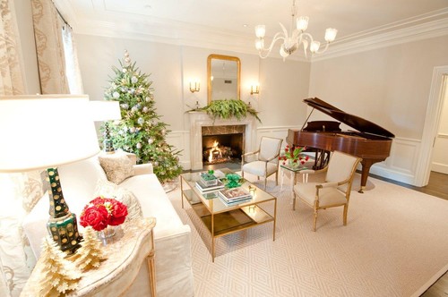 room with decorations